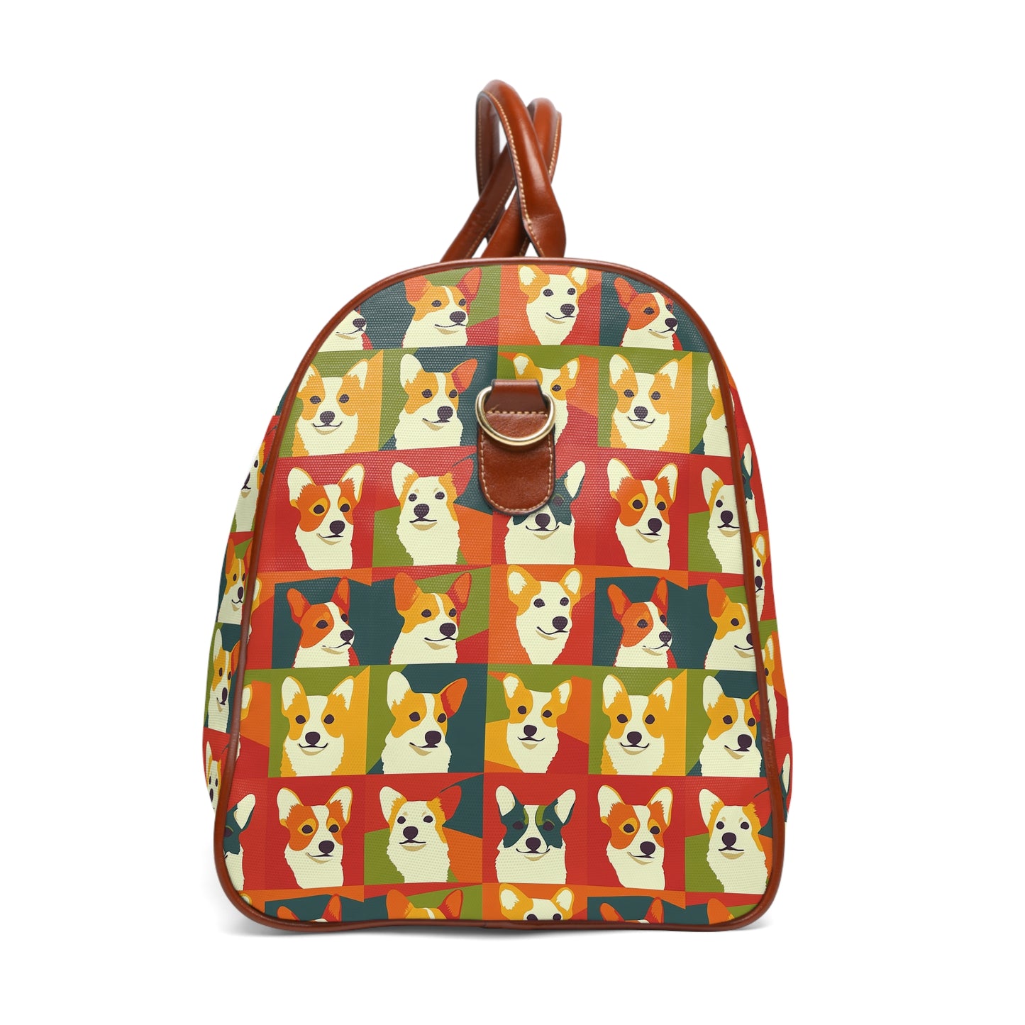 Corgi Chic Popart Pup Waterproof Travel Bag