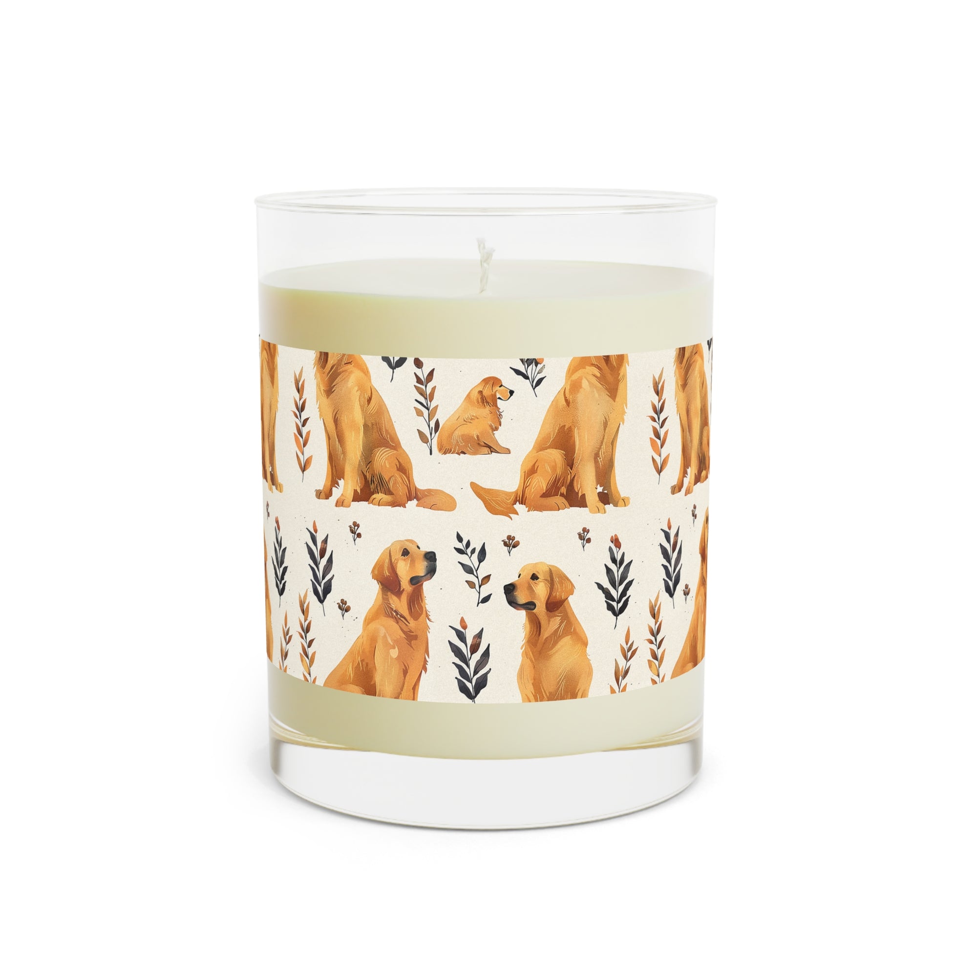 Golden Glamour Paws - Luxe Licks for Regal Retrievers Scented Candle