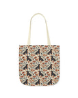 Blossoming Dachshunds Delight Canvas Tote Bag