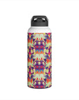 Glitchy Bulldog Blitz Stainless Steel Water Bottle