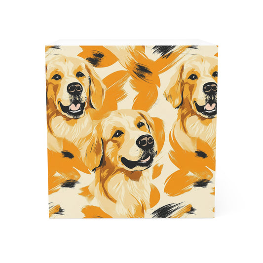 Golden Glitz 'n Glamour Woofwear Note Cube