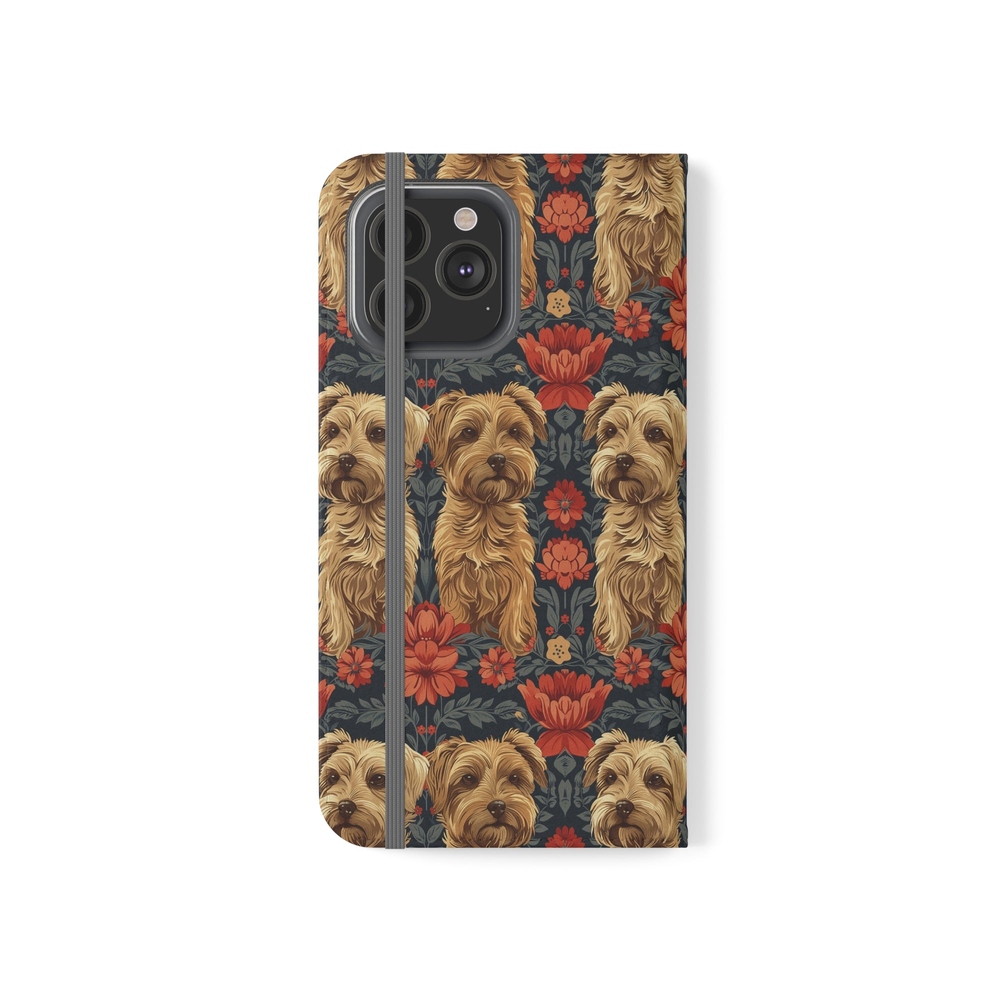 Yorkie Charm Twins Flip Cases