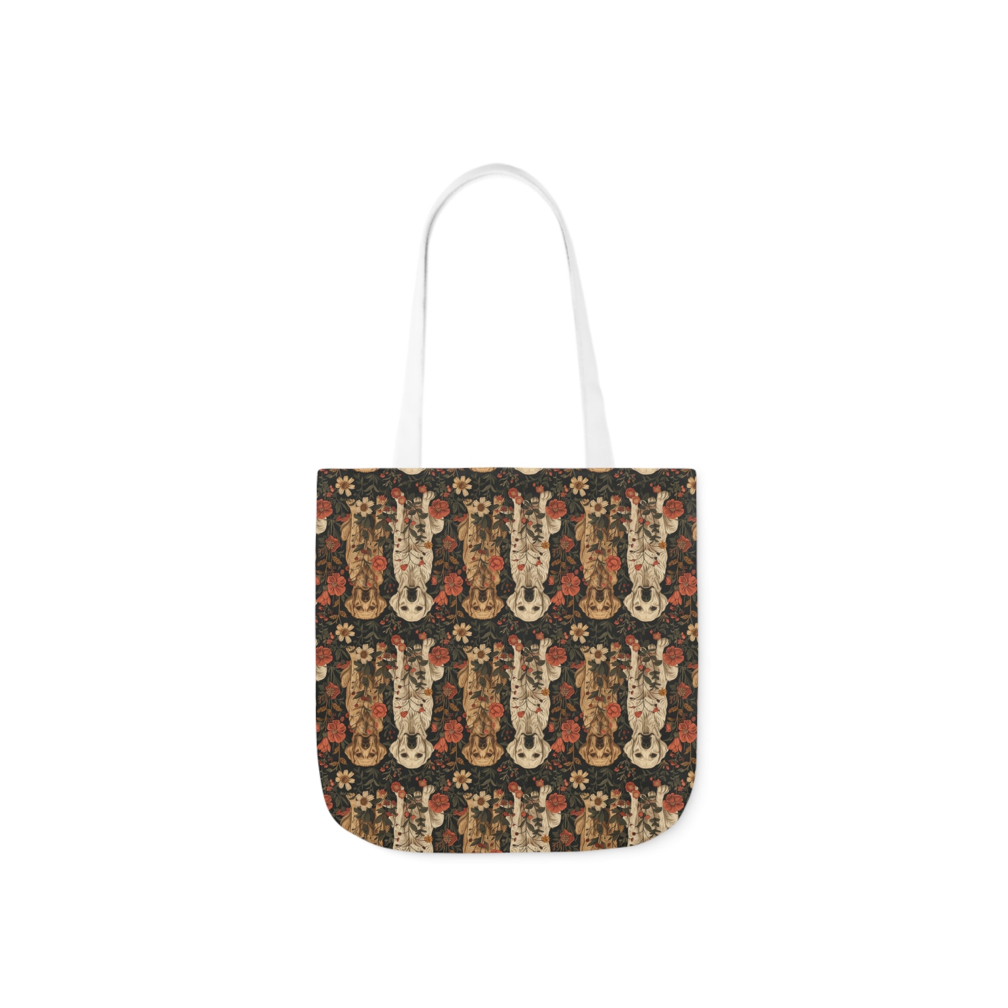 Blossoming Labradors Bouquet Canvas Tote Bag