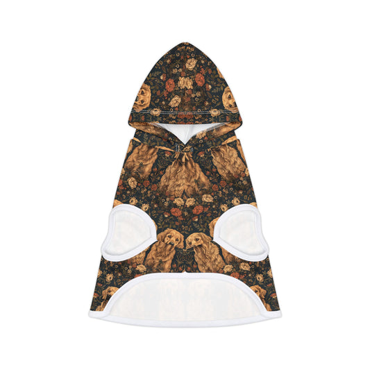 Fanciful Golden Paradise Blossom Pet Hoodie