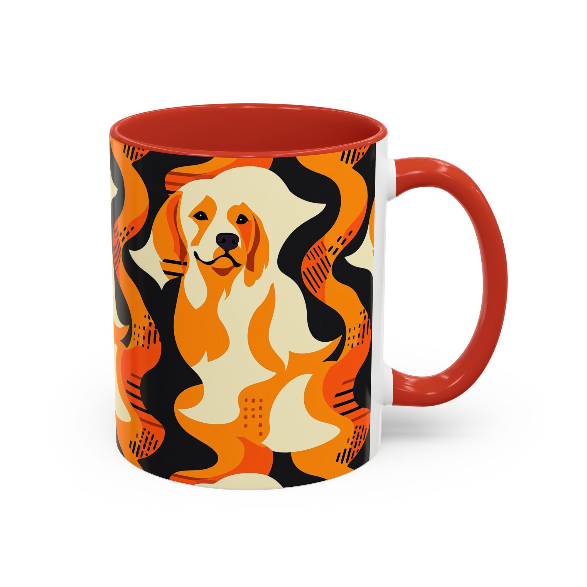 Golden Woof Abstract Glamour Accent Coffee Mug