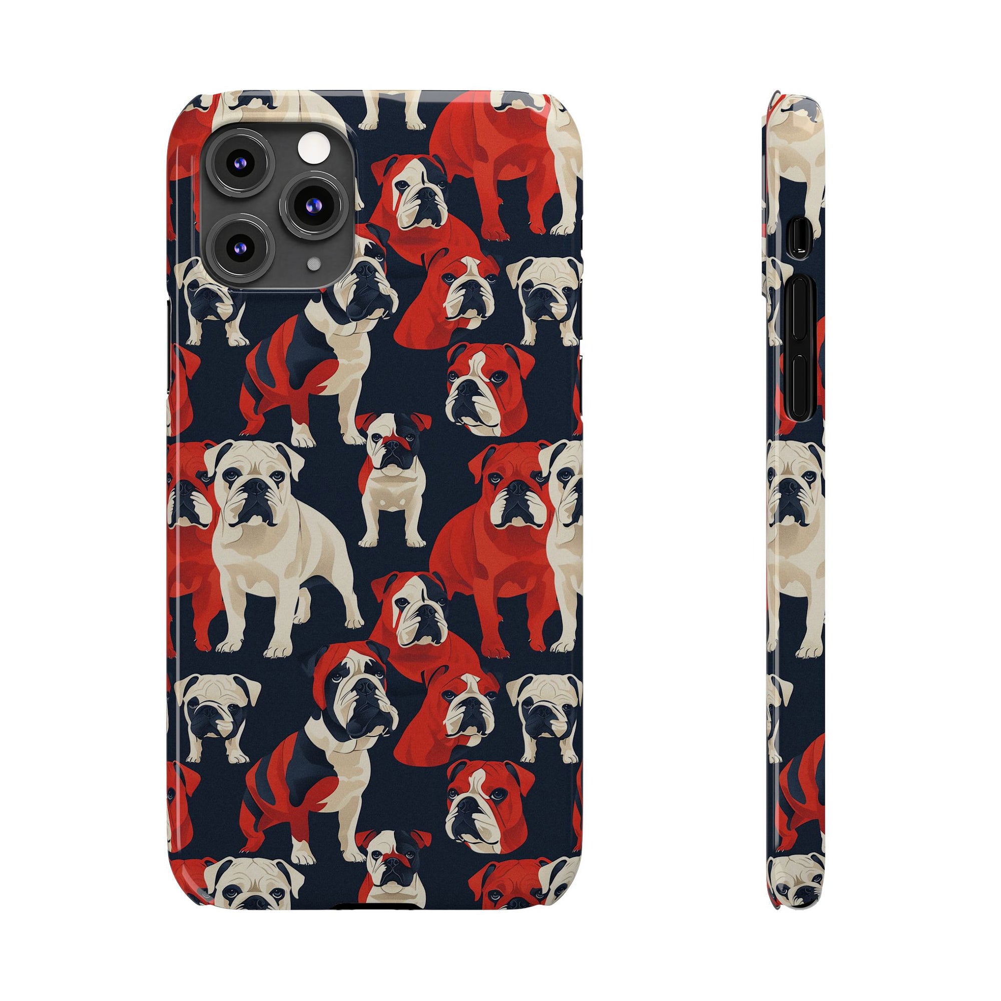 Bulldoggy Bliss Chomper Slim Phone Cases