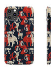 Bulldoggy Bliss Chomper Slim Phone Cases