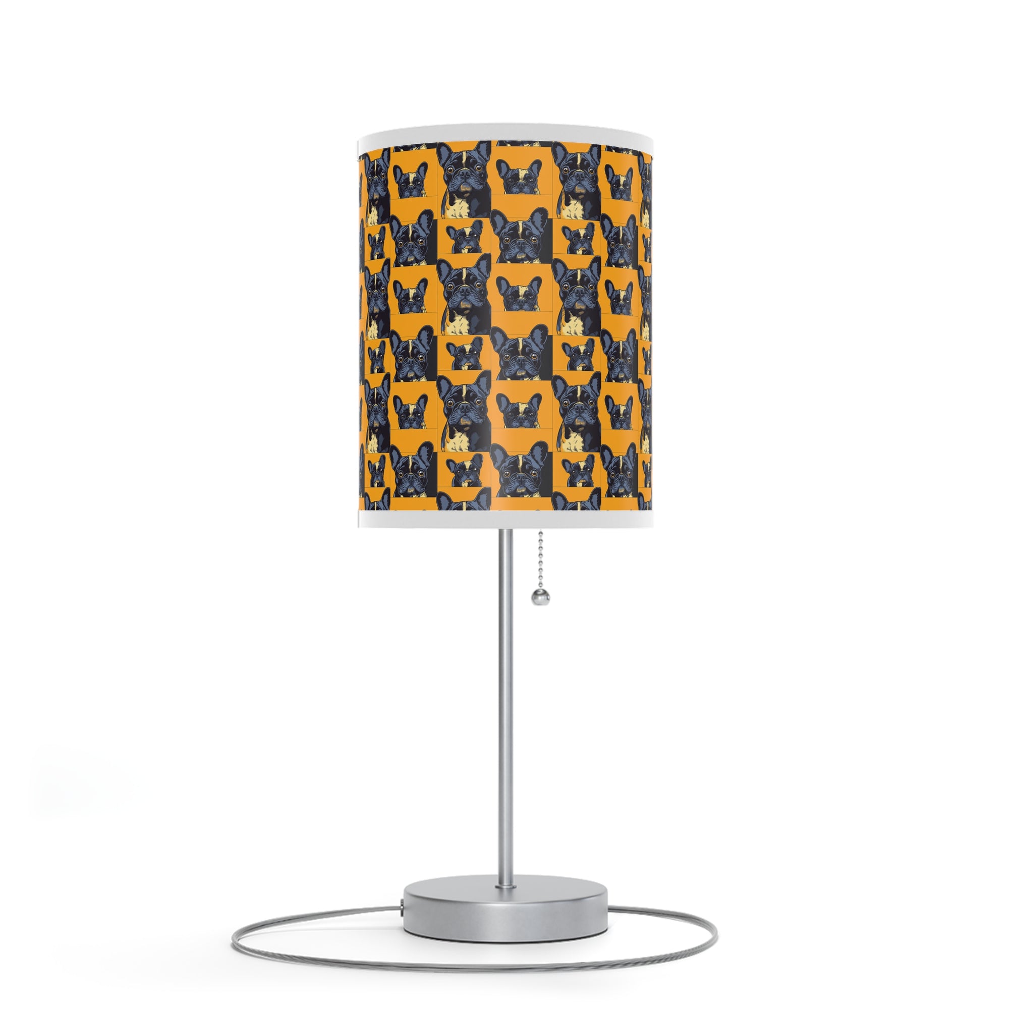 Frenchie Pawsitively Pawsome Peek-a-Boo Perfection Lamp on a Stand