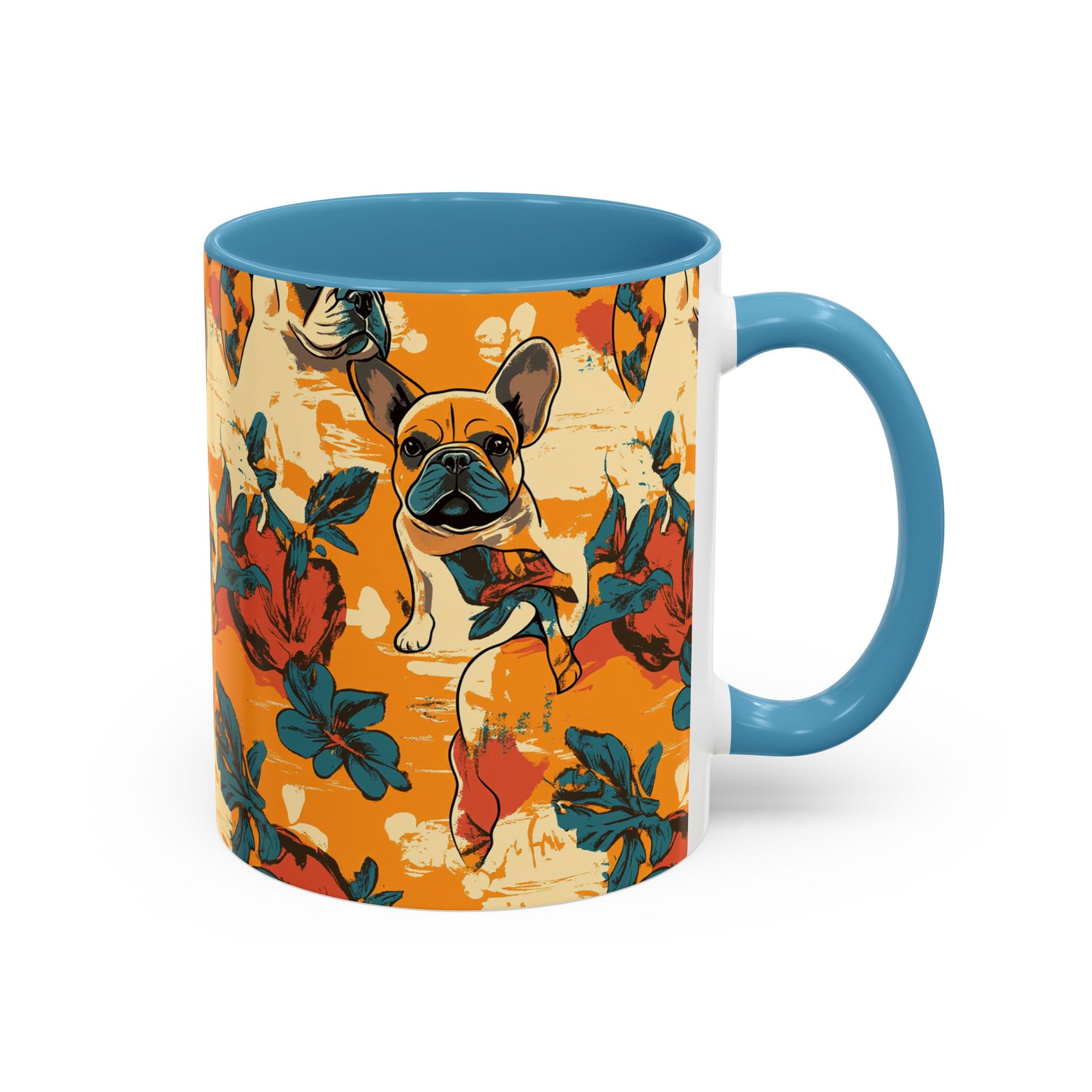 Frenchie Glow-Up Galore Accent Coffee Mug