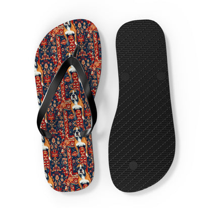 Boxer Blossom Tapestry Delight Flip Flops