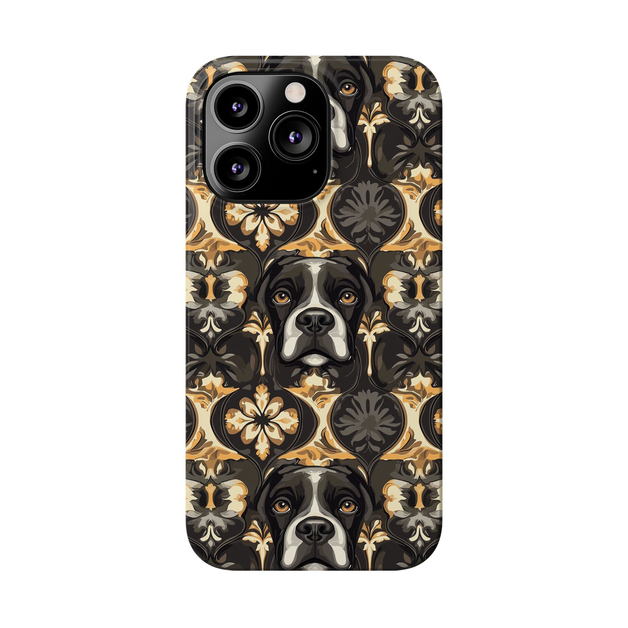 Manor Pup Boxer Royale Slim Phone Cases