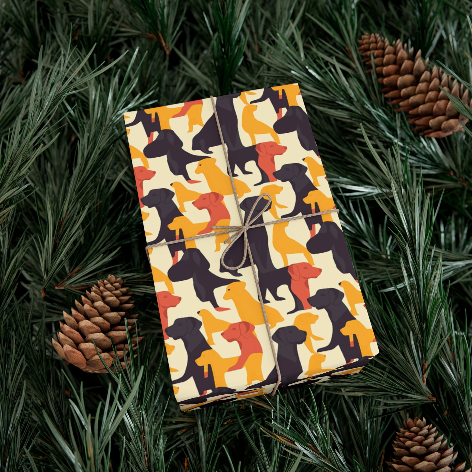 Modern Charm Labrador Chic Gift Wrap Papers