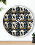 Wildwood Wanderlust Bulldog Wall Clock