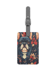 Gothic Rose Bulldog Noir Enchantment Luggage Tag