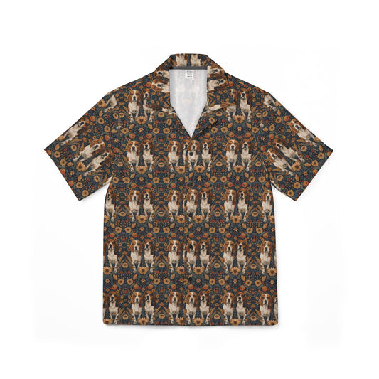 Beagle Buddies Meadow Magic Men's Hawaiian Camp Shirt