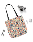 Bloomiful Lab Bouquet Canvas Tote Bag