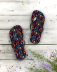 Rustic Rottie Charm Flip Flops