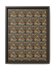 Ruffle Rottie Glamourific Matte Canvas, Framed