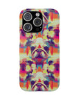 Glitchy Bulldog Blitz Slim Phone Cases