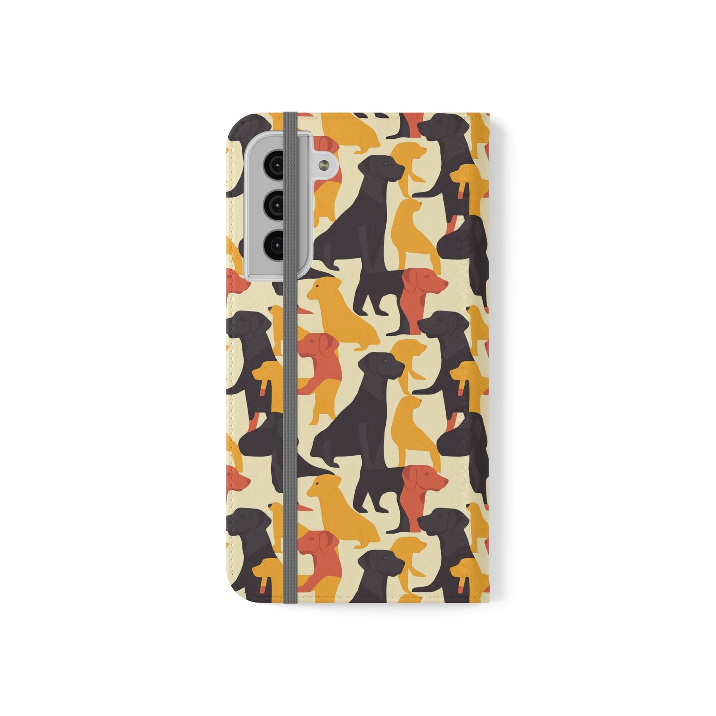 Modern Charm Labrador Chic Flip Cases