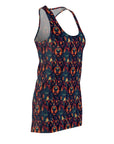 Rustic Rottie Charm Women's Racerback Dress