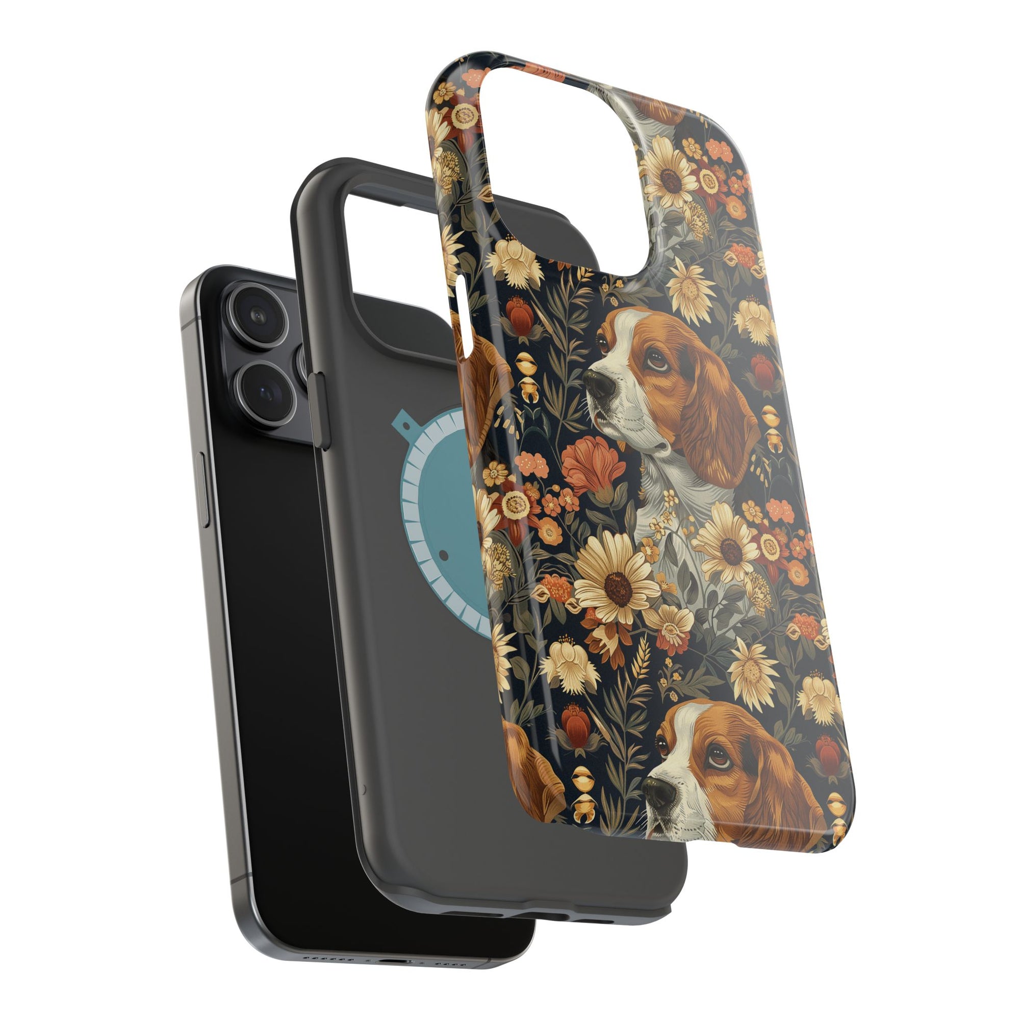 Beagle Blossoms Magnetic Tough Cases