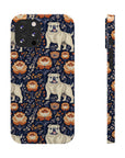 Bulldog Blossom Bonanza Slim Phone Cases