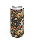 Beagle Blossoms Slim Can Cooler