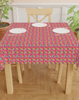 Bubblegum Glamour Bulldog Bouquet Tablecloth