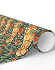 Blooming Goldie Glam Wrapping Paper