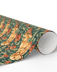 Blooming Goldie Glam Wrapping Paper