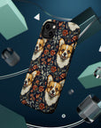 Floofy Corgi Blossom Blast Magnetic Tough Cases