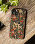 Blooming Pug Paradise Slim Phone Cases