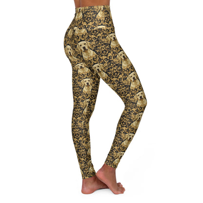 Royal Pawsitivity Labs High Waisted Yoga Leggings