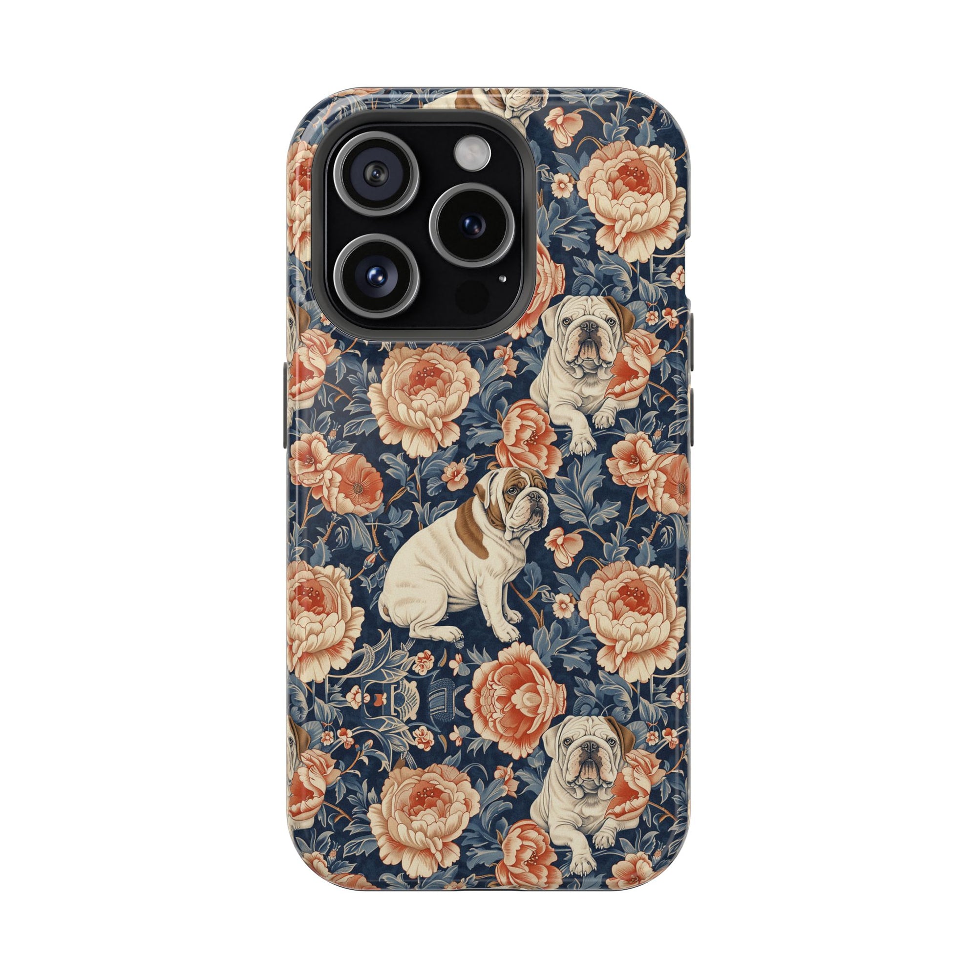 Blooming Bulldog Beauty Magnetic Tough Cases