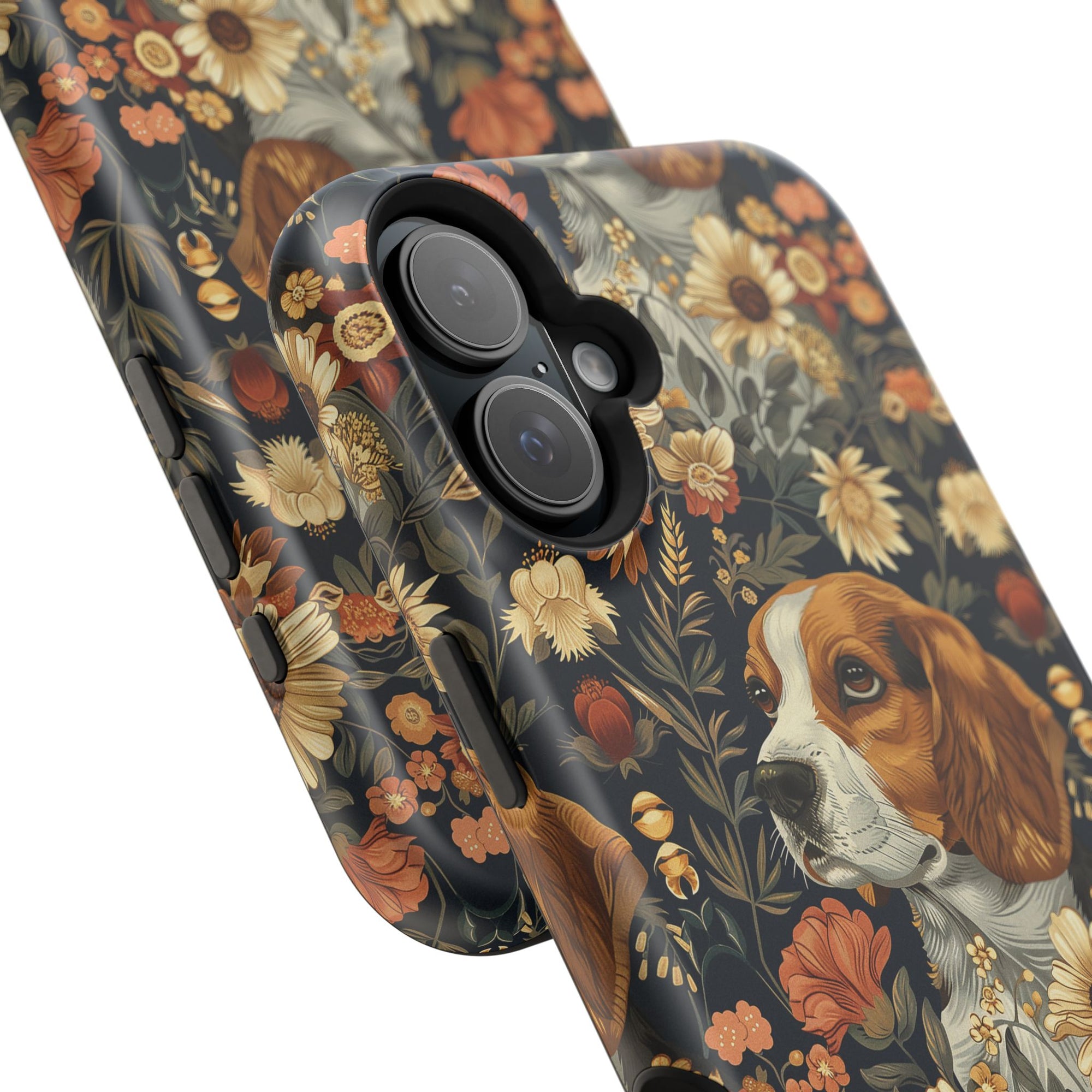 Beagle Blossoms Magnetic Tough Cases