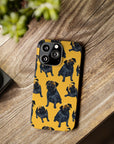 Puglet Posh Paradise Slim Phone Cases