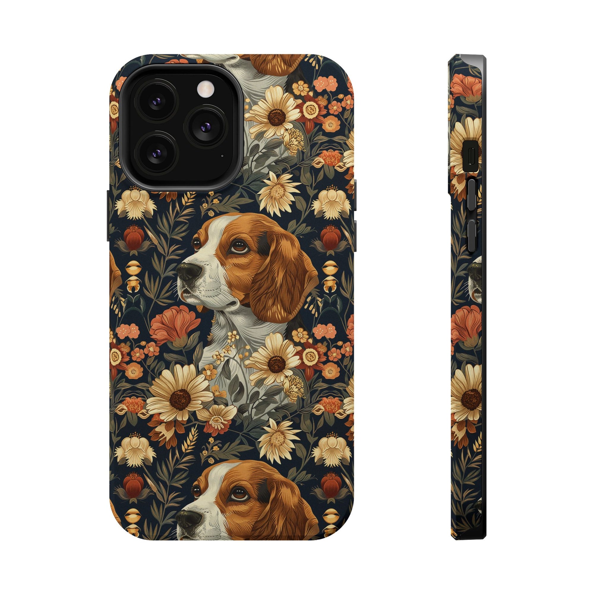 Beagle Blossoms Magnetic Tough Cases