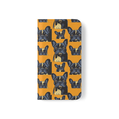 Frenchie Pawsitively Pawsome Peek-a-Boo Perfection Flip Cases