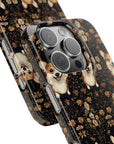 Nighttime Corgi Glow Stride Slim Phone Cases