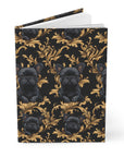 Regal Frenchie Noir Elegance Hardcover Journal Matte