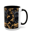 Regal Frenchie Noir Elegance Accent Coffee Mug