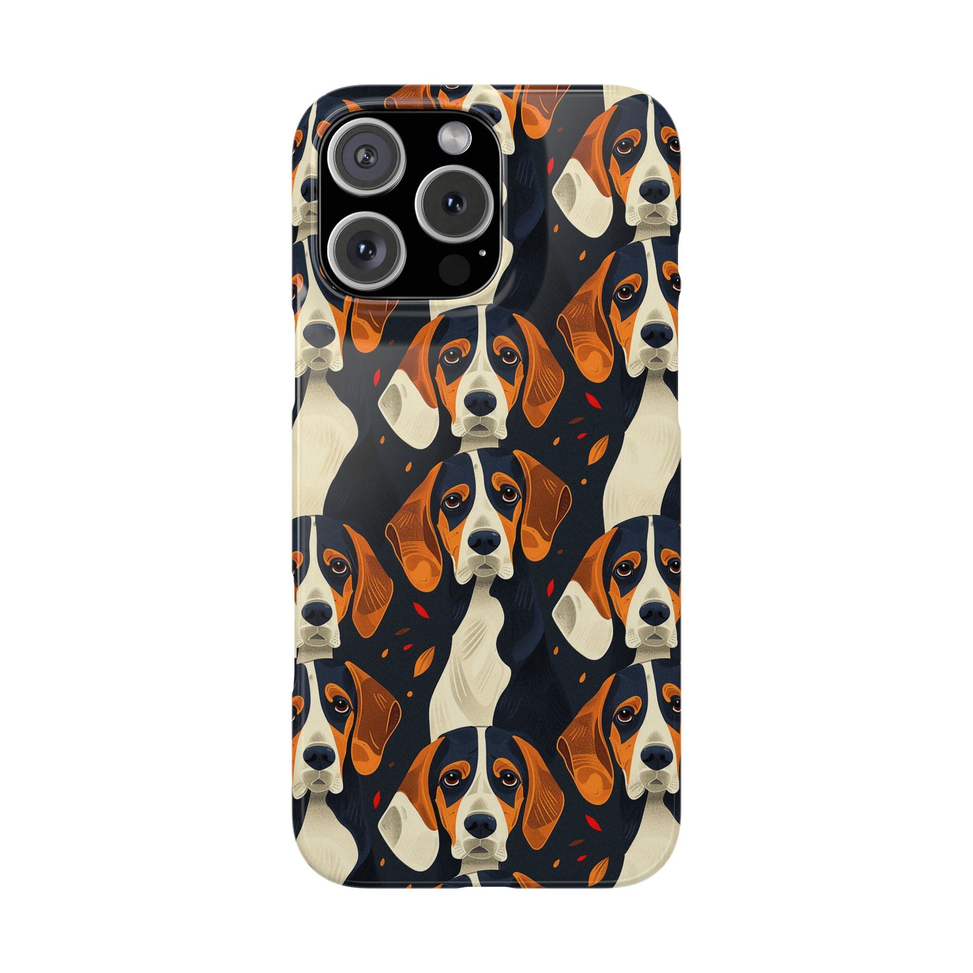 Beagle Glimmer Gaze Glamour Slim Phone Cases