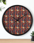 Boxer Blossom Tapestry Delight Wall Clock