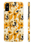 Golden Glitz 'n Glamour Woofwear Slim Phone Cases