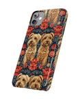 Yorkie Charm Twins Slim Phone Cases