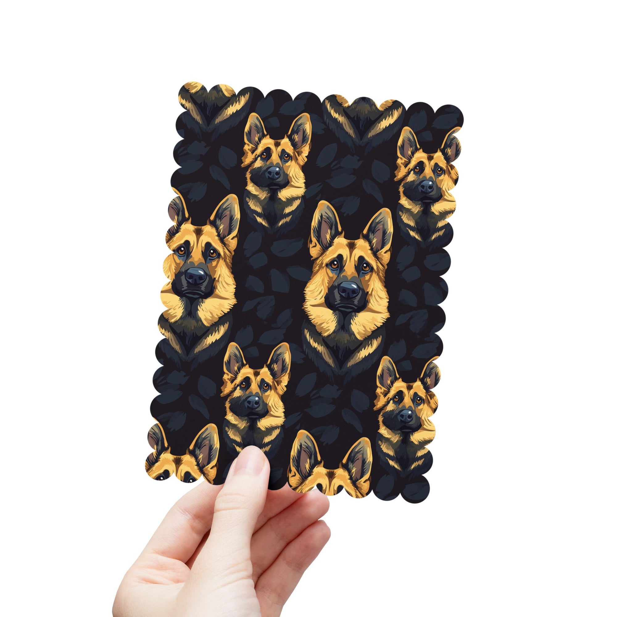 Majestic Hound Couture: German Shepherd LuxeBlend Postcards