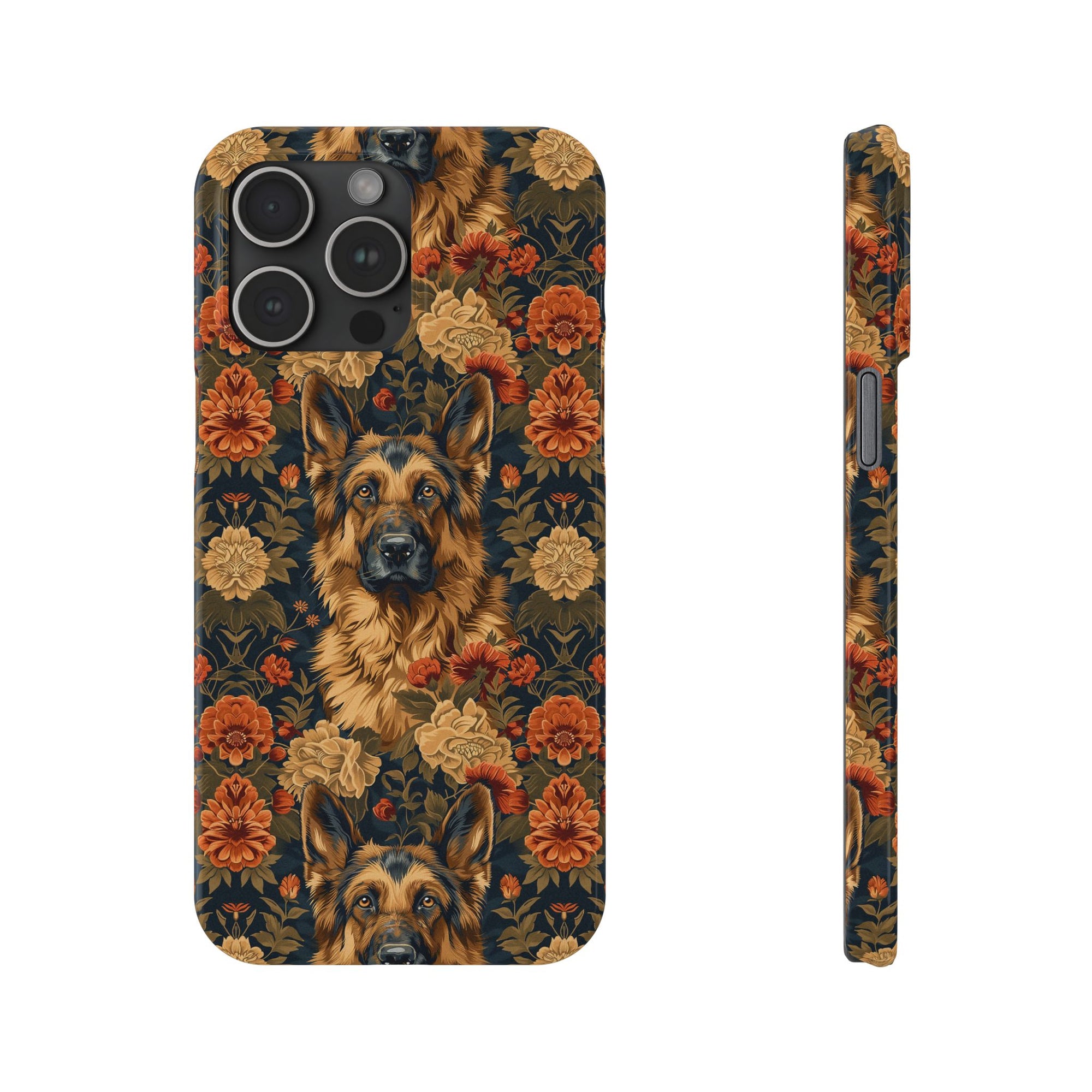 WhimsiWooly Shepherd Spritz Slim Phone Cases