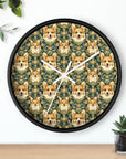 Corgi Charmz Wall Clock