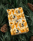 Golden Glitz 'n Glamour Woofwear Gift Wrap Papers